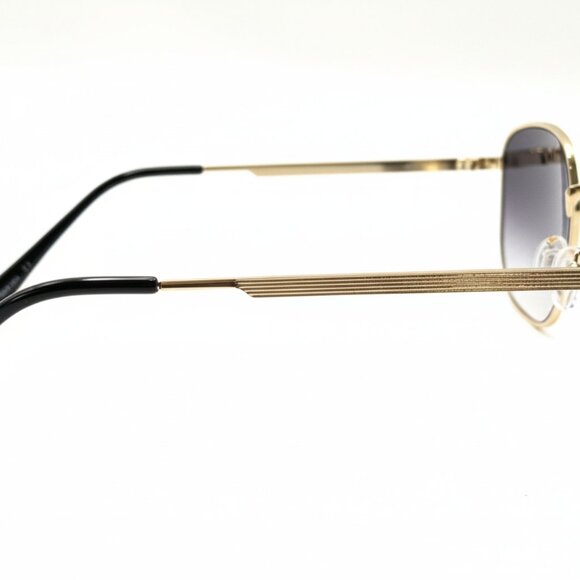 NEW VISIONARY Aviator Iconic Glam Trendy Designer Style Sunglasses BLACK Gold - Picture 4 of 4